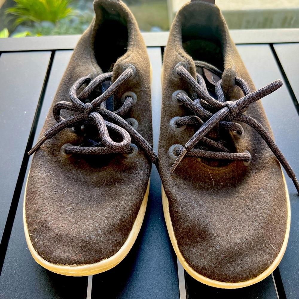 All birds brown shoes wool classic